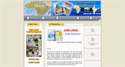 Desktop Screenshot of afro-indiatrade.com